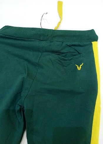 Beli Bağcıklı Yeşil Erkek Eşofman Altı - Görsel 7