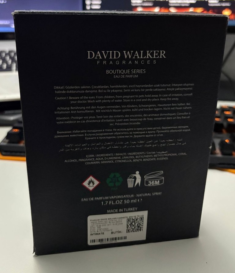 David Walker Intimate Erkek Parfümü 50 ml - Görsel 5