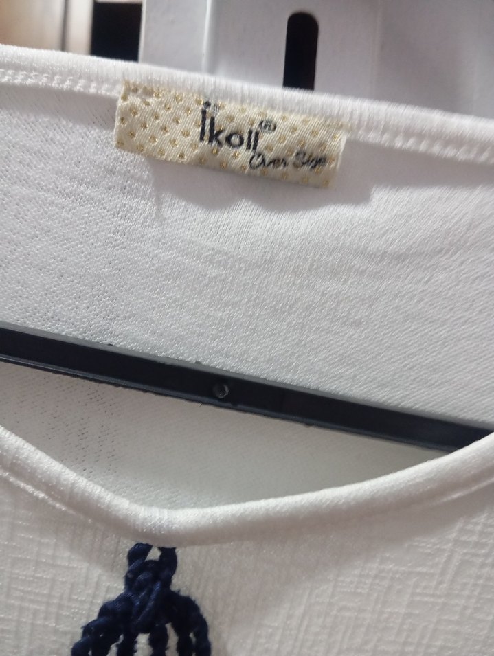 beyaz gömlek gibi bluz - Görsel 5