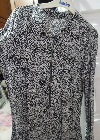 Leopar Desenli gömlek - Görsel 5