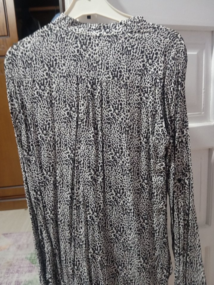 Leopar Desenli gömlek - Görsel 4
