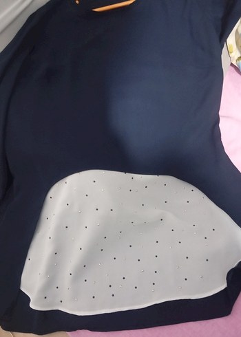 lacivert bluz ceketli - Görsel 3