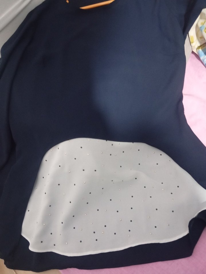 lacivert bluz ceketli - Görsel 3