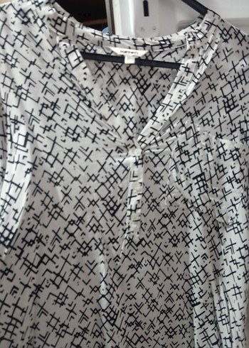 V Yaka Uzun Kollu gömlek - Görsel 3