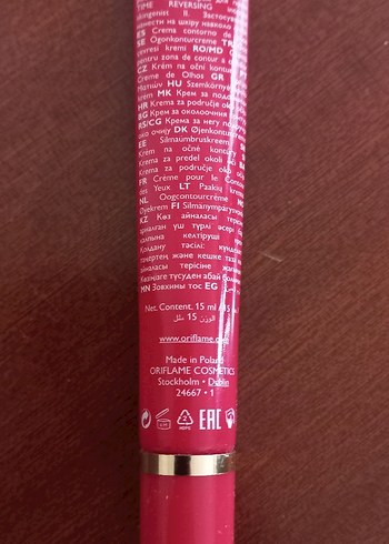 Oriflame Time Reversing Intense Skingenist Gözaltı Kremi - Görsel 6