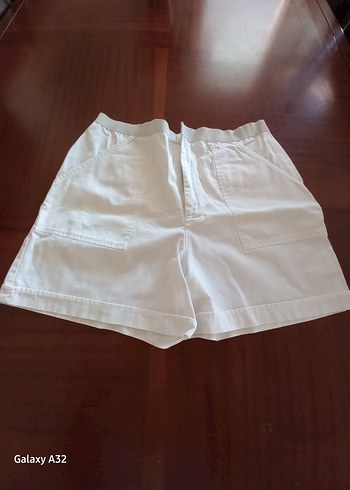 Erkek Yazlık Beyaz Şort - Görsel 4