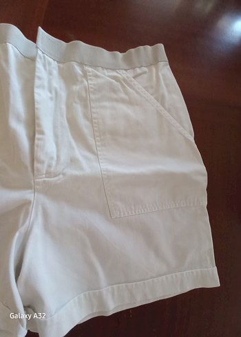 Erkek Yazlık Beyaz Şort - Görsel 6