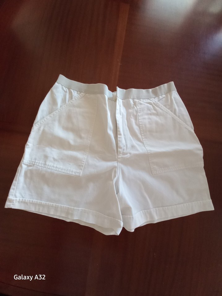 Erkek Yazlık Beyaz Şort - Görsel 2