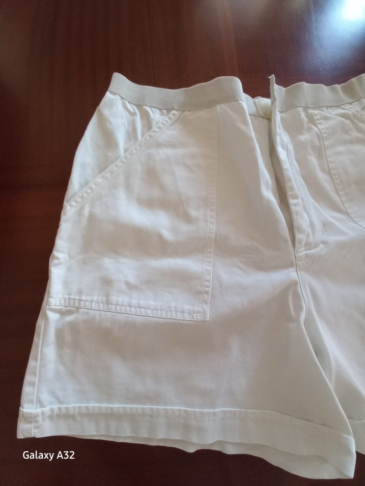 Erkek Yazlık Beyaz Şort - Görsel 5