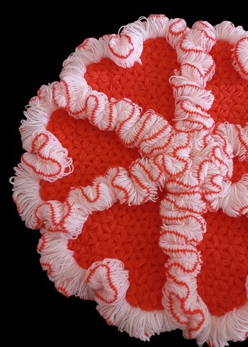 Çeyizlik El Yapımı Yuvarlak Fırfırlı Lif - Görsel 3