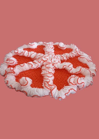 Çeyizlik El Yapımı Yuvarlak Fırfırlı Lif - Görsel 2