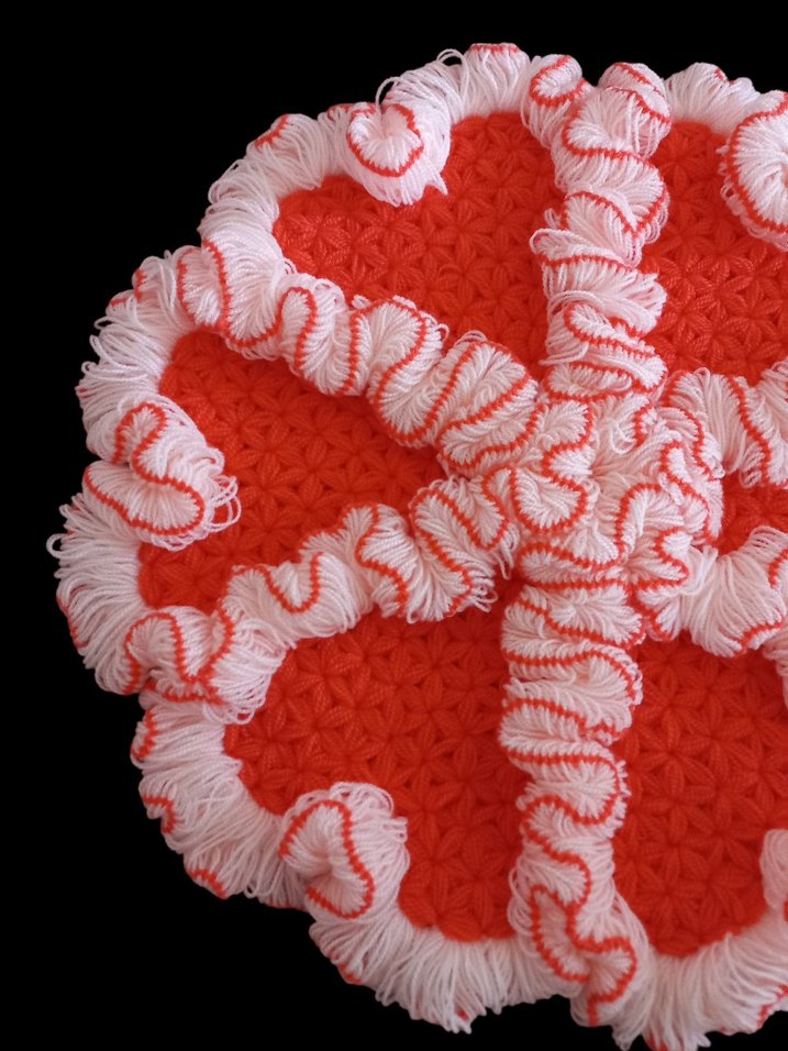 Çeyizlik El Yapımı Yuvarlak Fırfırlı Lif - Görsel 3