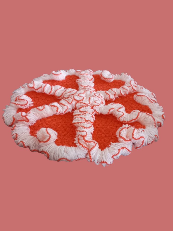 Çeyizlik El Yapımı Yuvarlak Fırfırlı Lif - Görsel 2