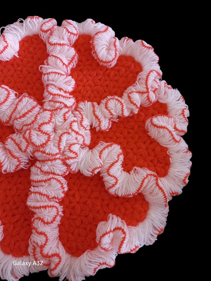 Çeyizlik El Yapımı Yuvarlak Fırfırlı Lif - Görsel 4