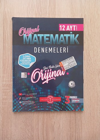 Orijinal AYT Matematik Deneme