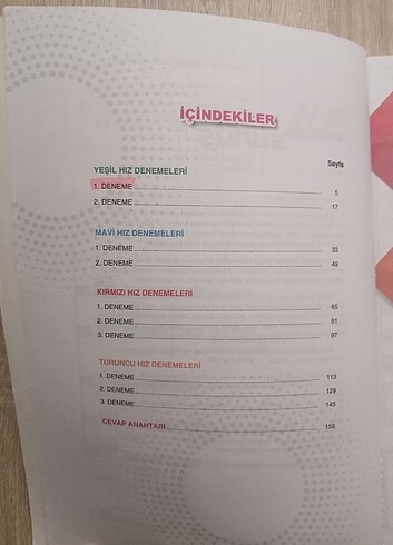  Beden Hız ve Renk AYT Matematik Deneme 