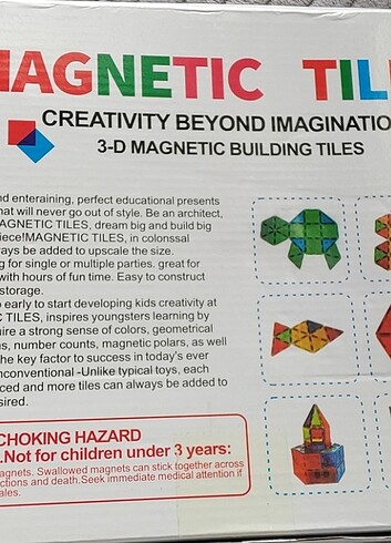  Beden 120 Parça Manyetik Blok Lego