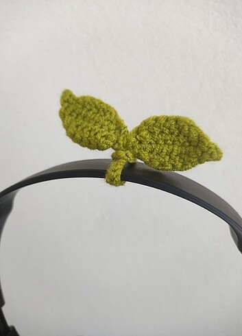 Diğer Pinterest Crochet Sprout Leaf - Pinterest kulaklık aksesuarı yap