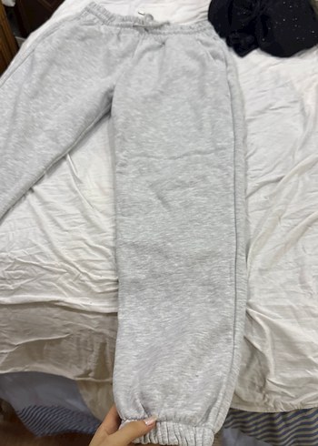 Gri Kadın Midi Sweatpant Rahat Kesim