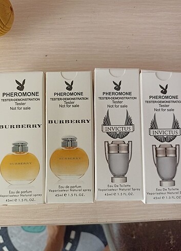 4 adet parfüm 