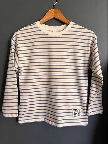 ZARA 9-10 yaş çizgili çocuk tshirt
