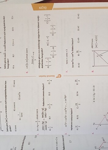  Beden Ayt matematik soru bankası 