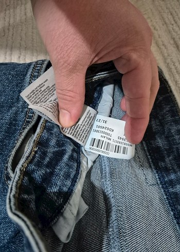 Gri Mavi erkek Denim Pantolon mavi jeans - Görsel 3
