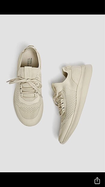 PULL&BEAR KREM BEZ AYAKKABI
