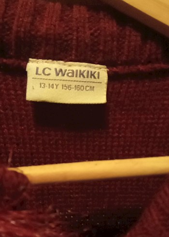 LC Waikiki Bordo Kürklü Kiz çocuk Yelek