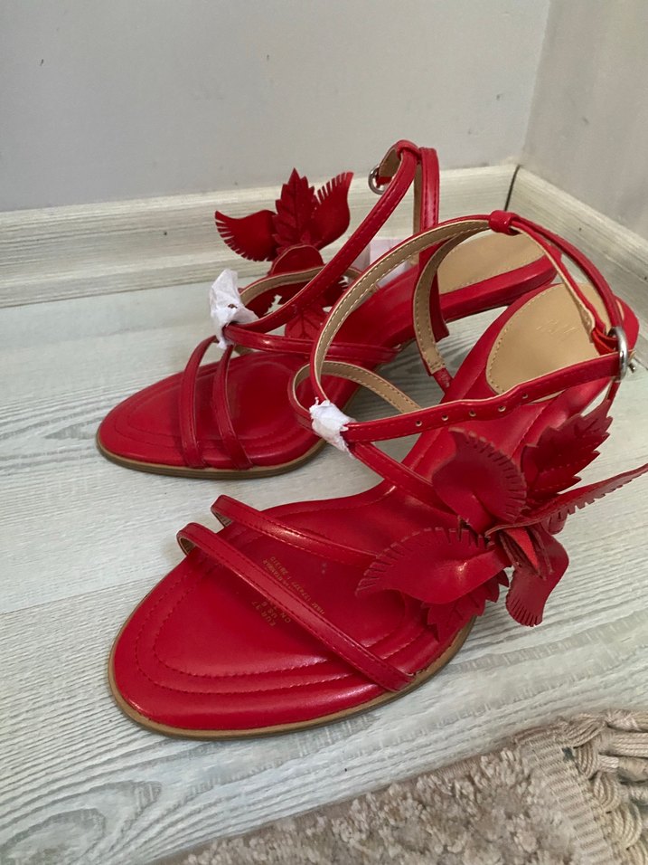 H&M Aplikeli Sandalet - Görsel 4