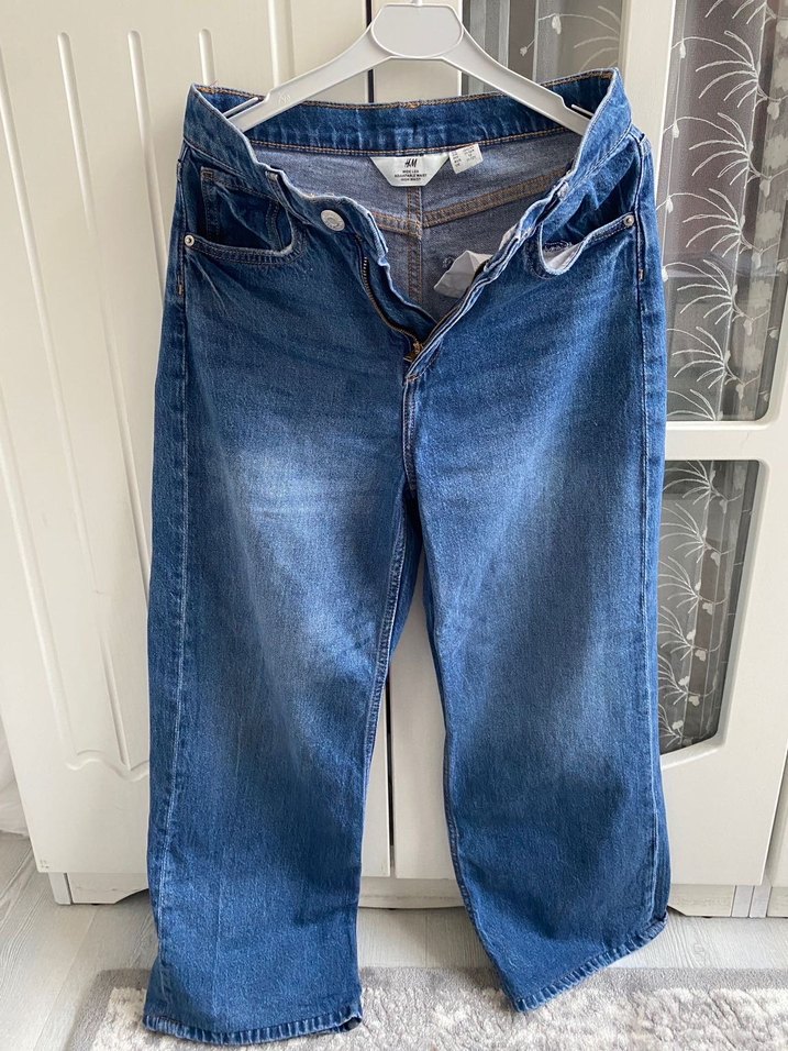 H&M wide leg jeans - Görsel 2