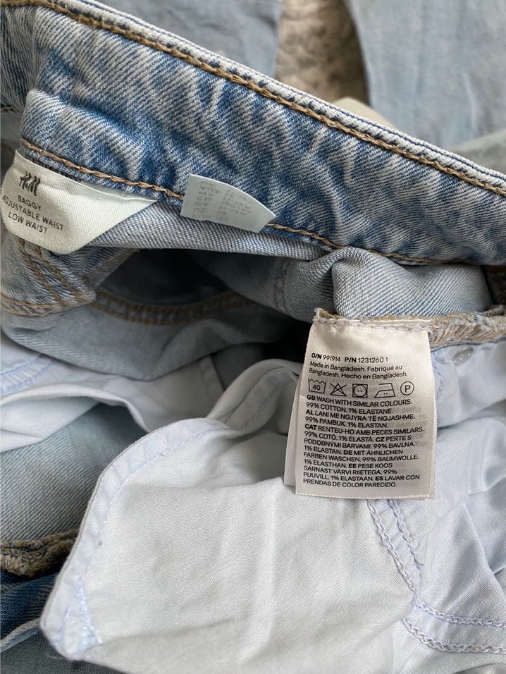 H&M Baggy Fit Bootcut jeans - Görsel 5