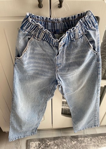 H&M Geniş Paça Kese Kağıdı belli jeans - Görsel 2
