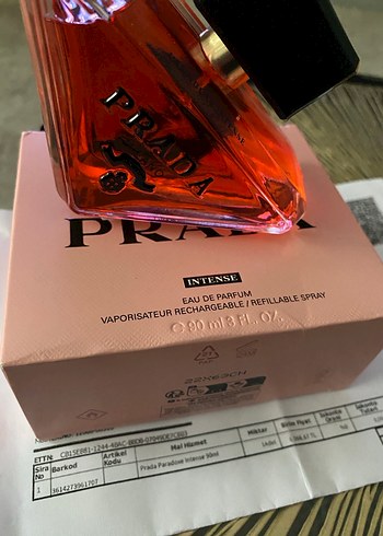 Prada paradoxe Intense Kadın Parfümü 90 ml - Görsel 2