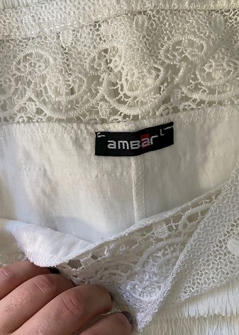 İşlemeli plaj pantolonu - Görsel 5