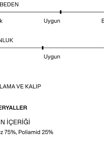 H&M Nakış İşlemeli Siyah şort