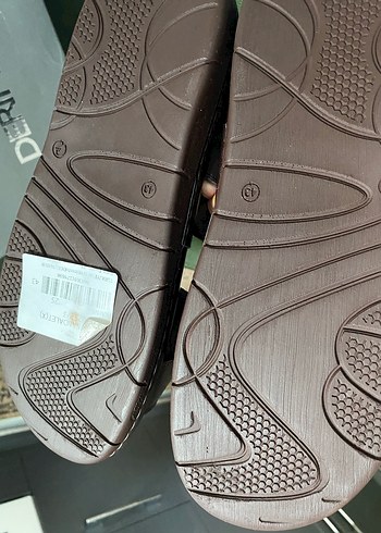 Derimod Erkek Kahverengi Deri Sandalet - Görsel 4