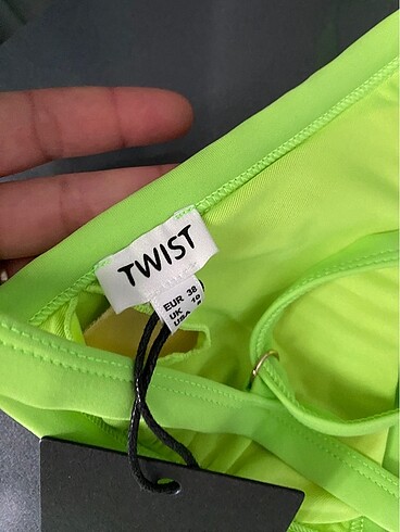 m Beden yeşil Renk Twist bikini takım