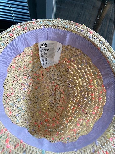 5-8 Yaş, 22 cm Beden H&M kız çocuk hasır şapka