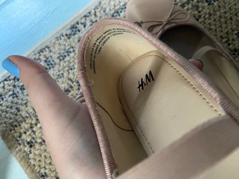 Bej Kız Çocuk Babet Ayakkabı Fiyonklu - Görsel 5