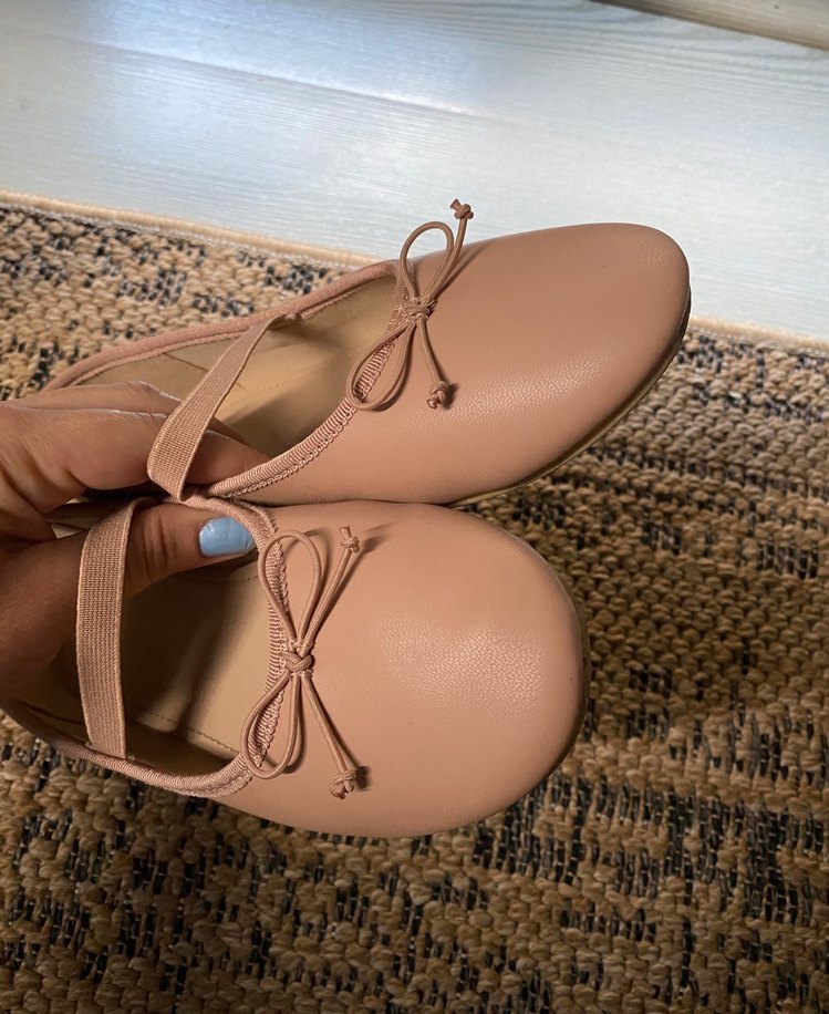 Bej Kız Çocuk Babet Ayakkabı Fiyonklu - Görsel 4