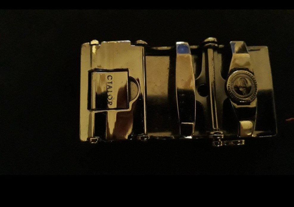 Parlak Altın Renk Erkek Kemer Tokası orjinal - Görsel 2