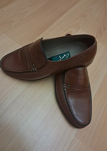 Klasik Kahverengi Deri Erkek Ayakkabı - Görsel 7