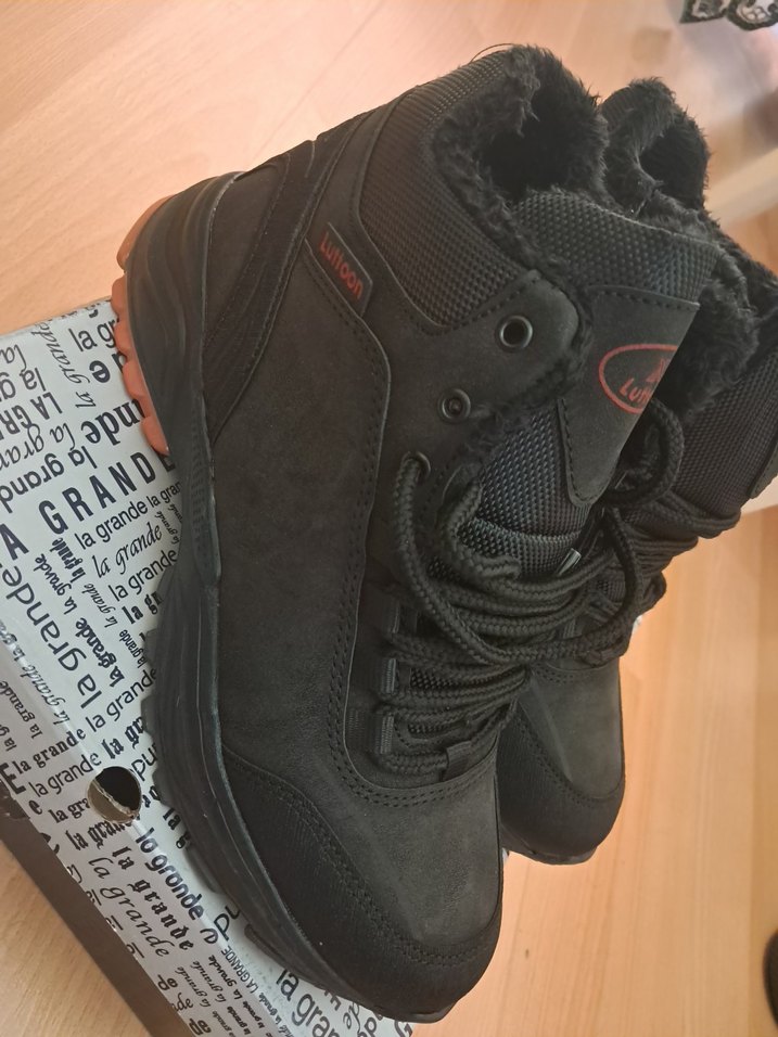 Siyah Erkek Outdoor Spor Ayakkabı sıfır ürün - Görsel 3