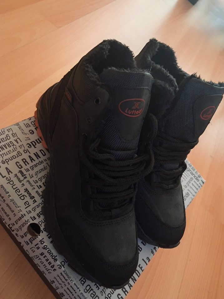 Siyah Erkek Outdoor Spor Ayakkabı sıfır ürün - Görsel 2