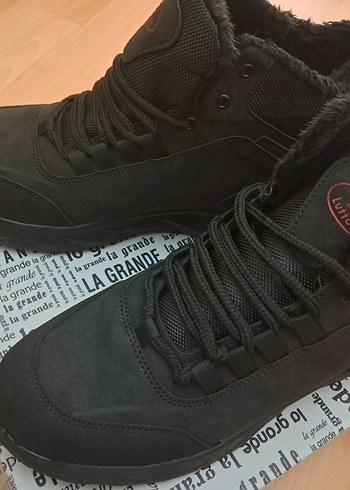 Erkek Siyah Gri Bağcıklı Outdoor Bot Sıfır ürün - Görsel 10