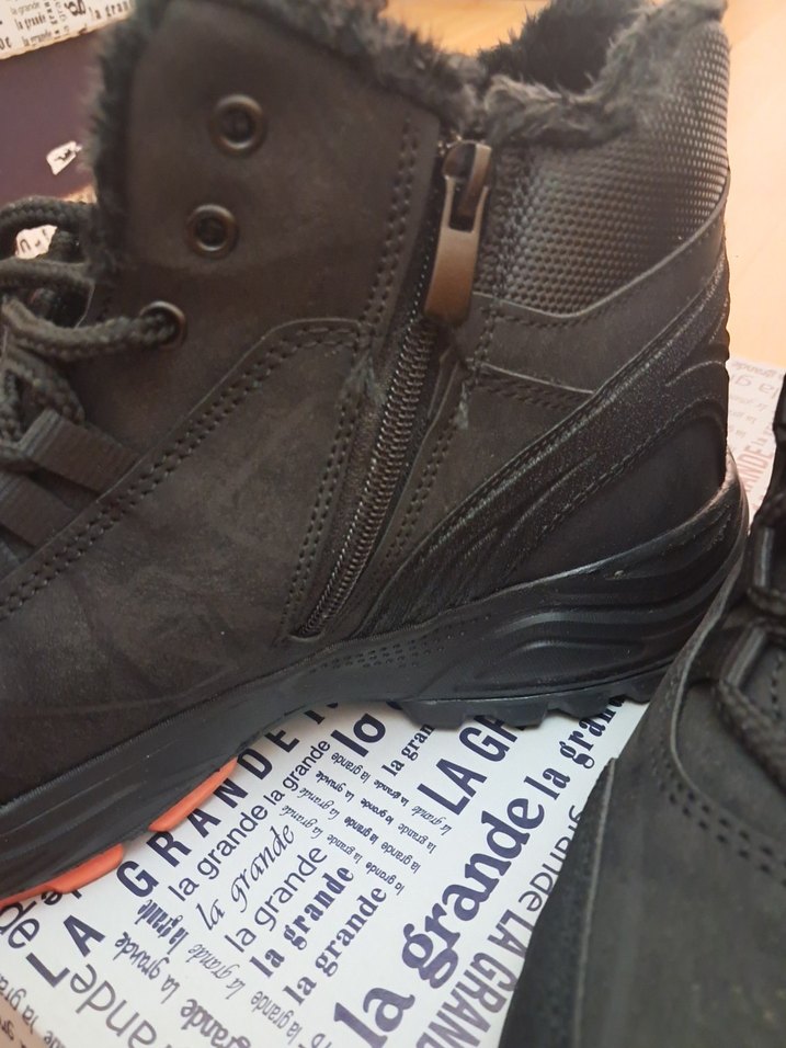 Siyah Bağcıklı Erkek Kauçuk Bot Sıfır ürün - Görsel 4