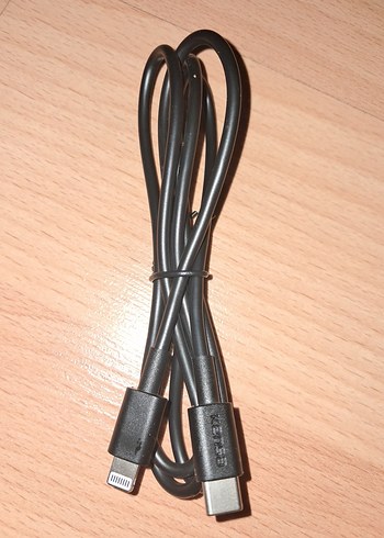 Siyah Telefon Şarj Kablosu - Görsel 4