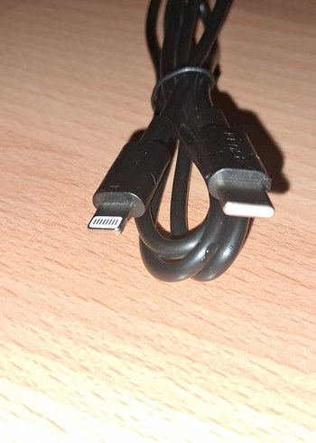 Siyah Telefon Şarj Kablosu - Görsel 7