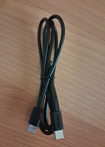 Siyah Telefon Şarj Kablosu - Görsel 6